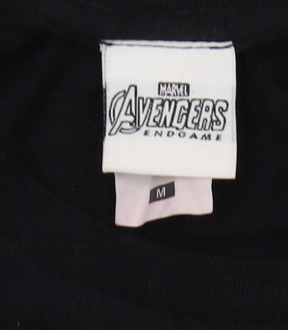 Marvel Men's Black Thor Avengers T-Shirt, Medium, Movie Theme