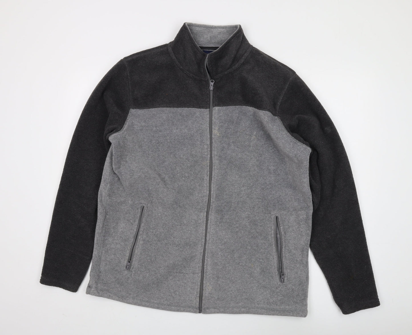 Mens UK Size L James Pringle Grey Full Zip Sweatshirt