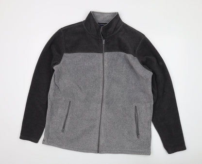 Mens UK Size L James Pringle Grey Full Zip Sweatshirt