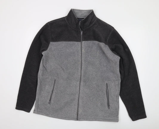 Mens UK Size L James Pringle Grey Full Zip Sweatshirt