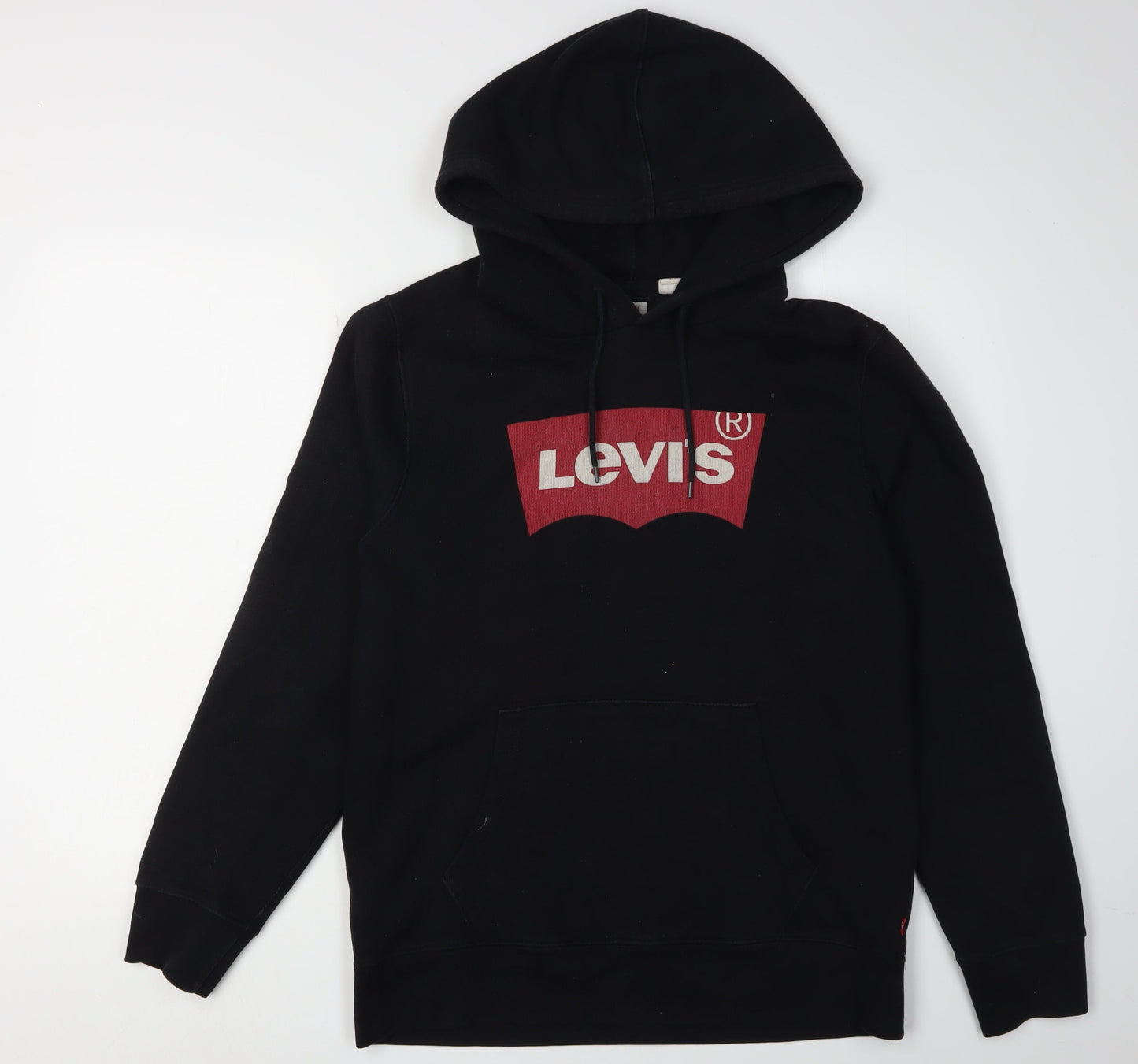 Mens UK Size S Levi's Black Pullover Hoodie