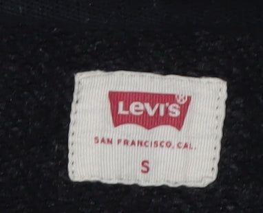 Mens UK Size S Levi's Black Pullover Hoodie