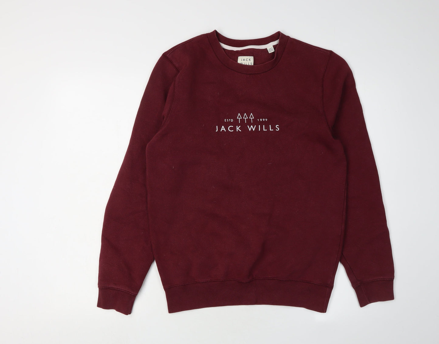 Mens UK Size XS Jack Wills Red Pullover Sweatshirt