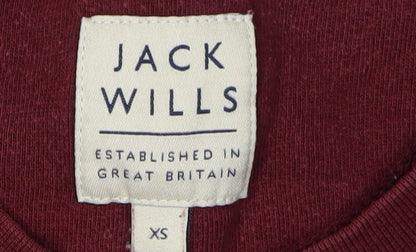 Mens UK Size XS Jack Wills Red Pullover Sweatshirt