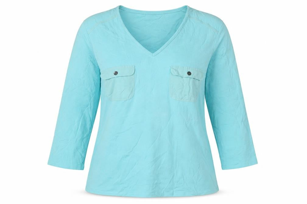 Womens UK Size XL Jaeger Blue  T-Shirt