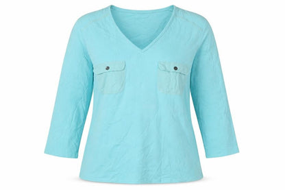 Womens UK Size XL Jaeger Blue  T-Shirt