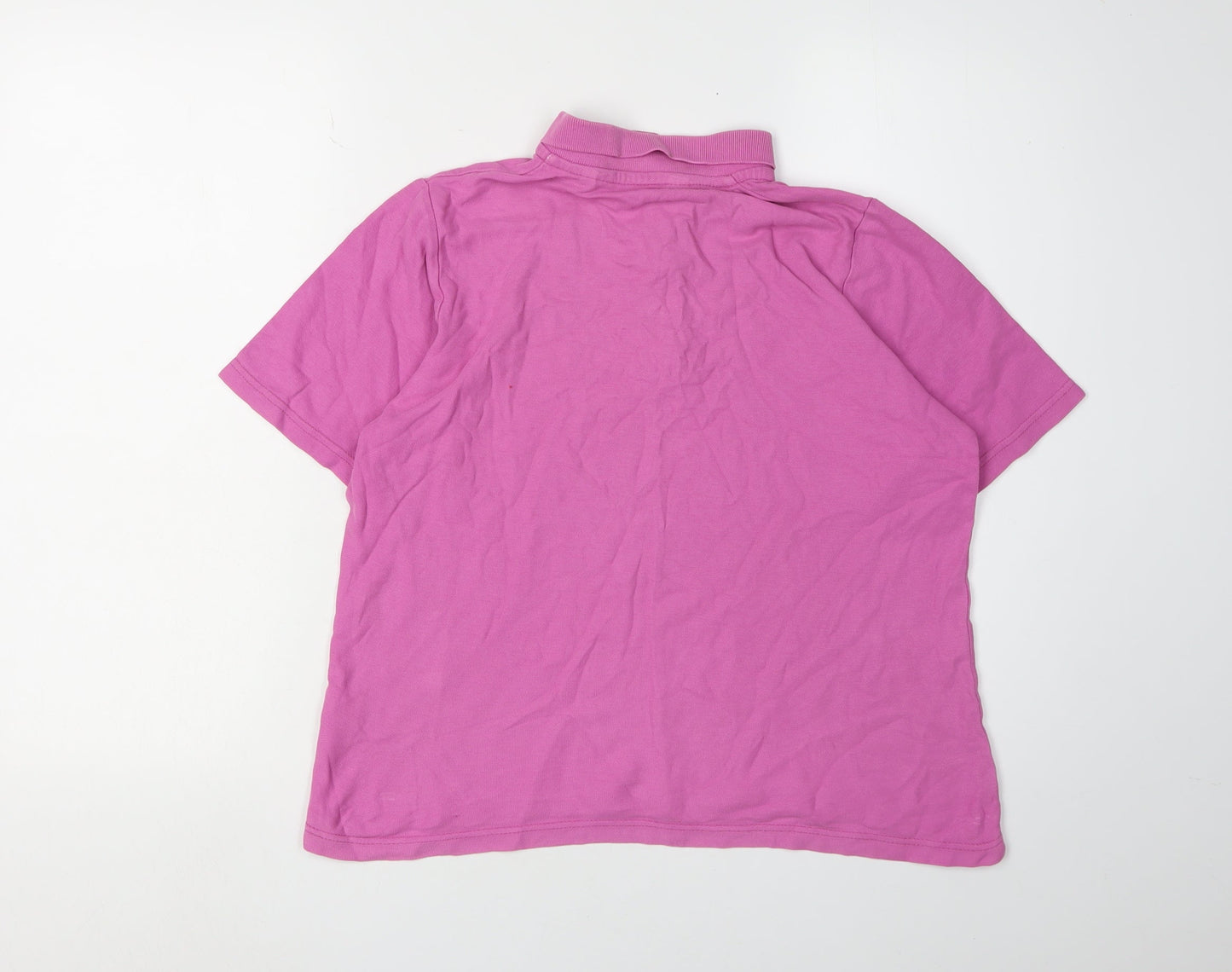 EWM Women's Pink Polo Shirt M - Lightweight, Casual