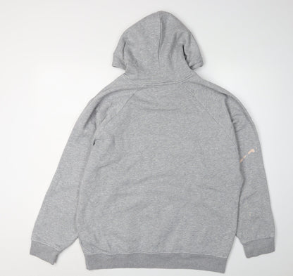 Adidas Grey Unisex Hoodie, Size 8-10, Casual & Cosy