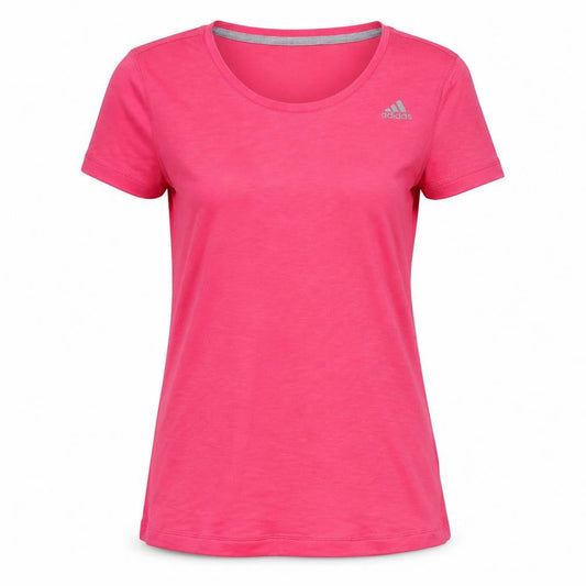Womens UK Size S adidas Pink Gym & Training Running & Jogging T-Shirt