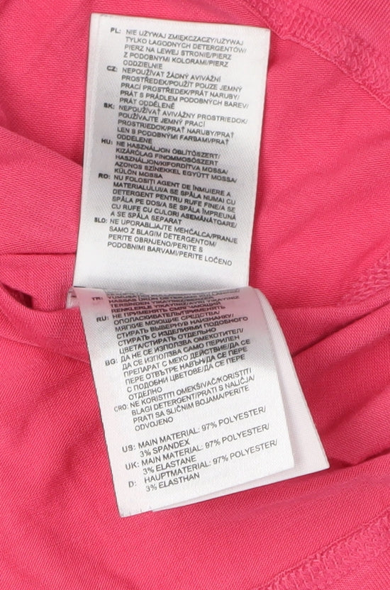 Adidas Women's Pink T-Shirt S Regular Fit