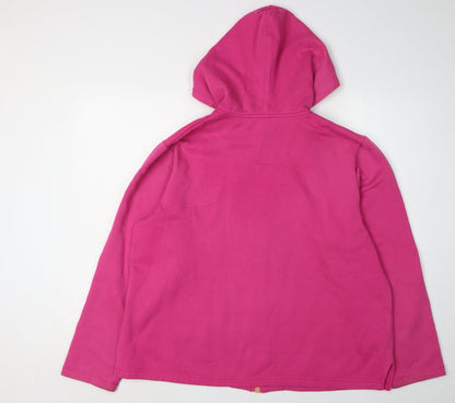 Quotes Factory Women's Pink XL Full Zip Hoodie
