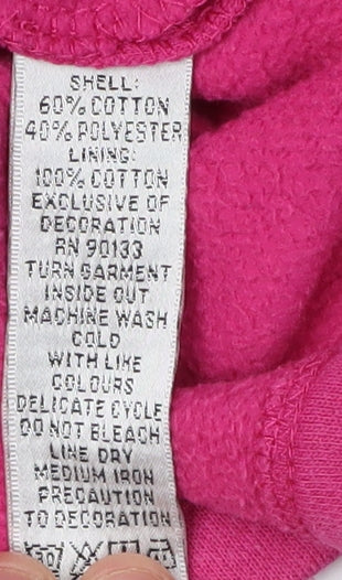 Quotes Factory Women's Pink XL Full Zip Hoodie