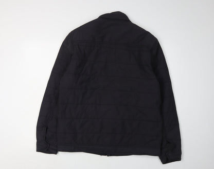 Mens UK Size M Debenhams Black Military Jacket
