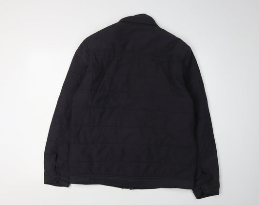 Mens UK Size M Debenhams Black Military Jacket