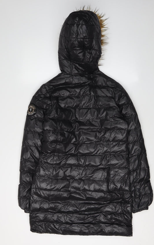 AX Paris Women's Black Puffer Jacket Size 12