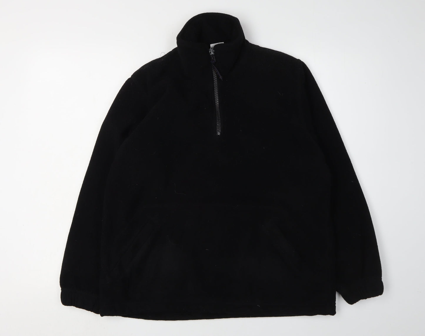 Uneek Black XS Pullover Fleece Sweatshirt Unisex