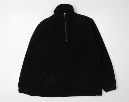 Uneek Black XS Pullover Fleece Sweatshirt Unisex