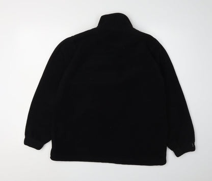 Uneek Black XS Pullover Fleece Sweatshirt Unisex