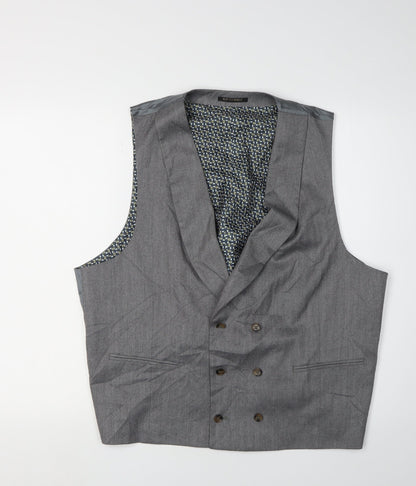 Suit Yourself Grey Men's Waistcoat in Size 40