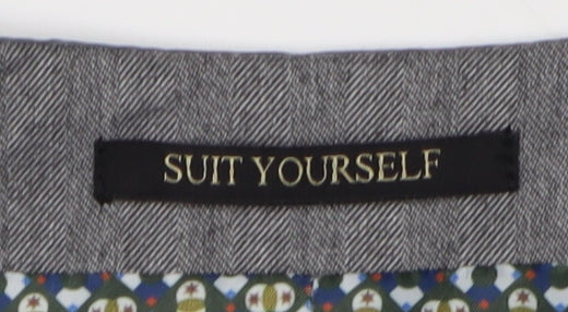 Suit Yourself Grey Men's Waistcoat in Size 40