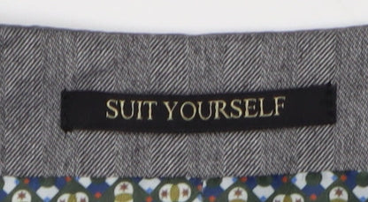 Suit Yourself Grey Men's Waistcoat in Size 40