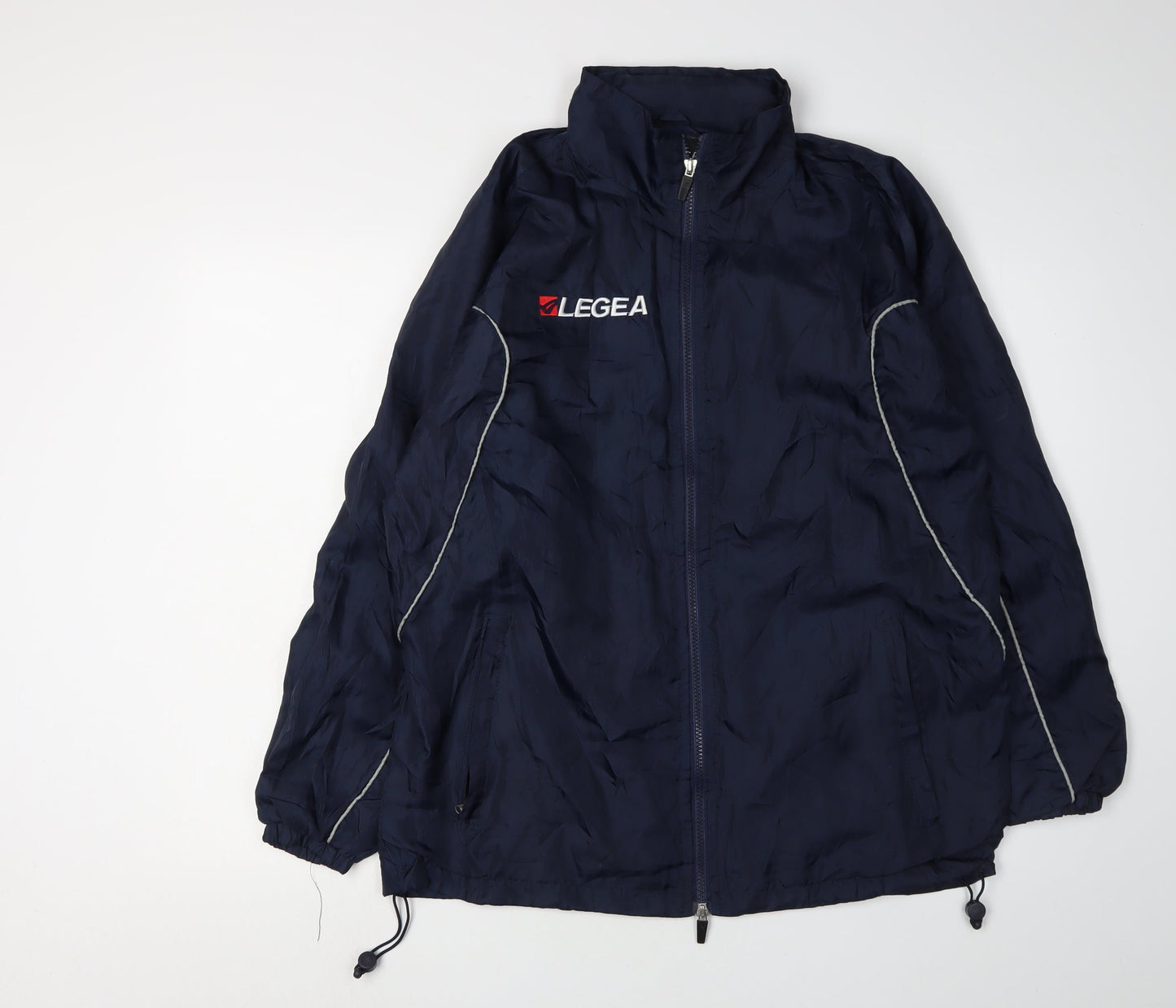 Mens UK Size S Legea Blue Windbreaker Coat