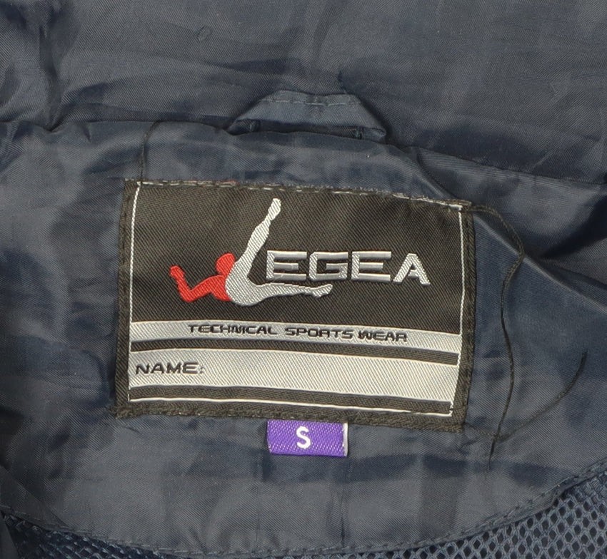 Mens UK Size S Legea Blue Windbreaker Coat