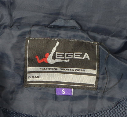 Mens UK Size S Legea Blue Windbreaker Coat