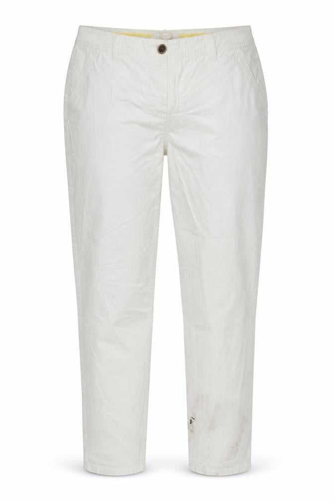 Womens UK Size 14 BHS Regular Fit Tapered White Jeans