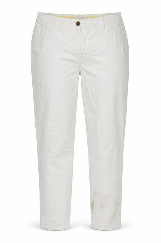 Womens UK Size 14 BHS Regular Fit Tapered White Jeans