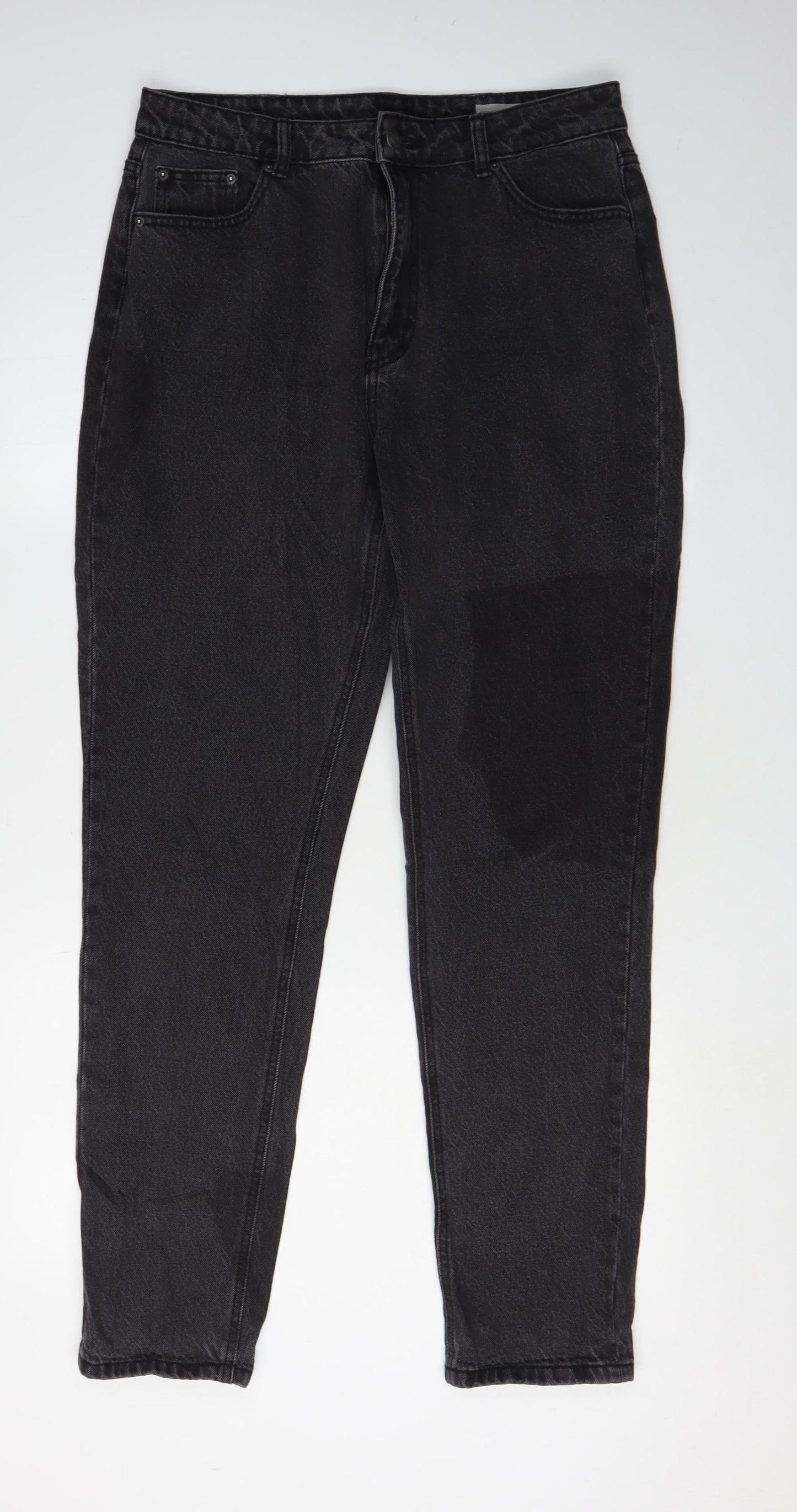 Womens UK Size L VERO MODA Relaxed Fit Relaxed Black Jeans