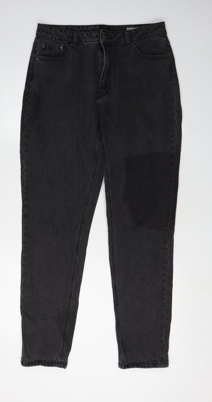 Womens UK Size L VERO MODA Relaxed Fit Relaxed Black Jeans