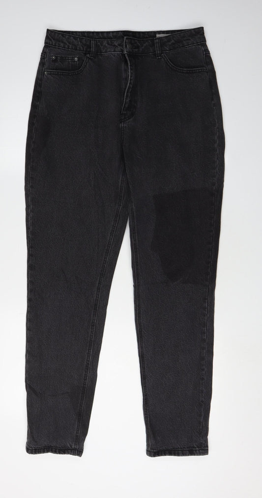 Womens UK Size L VERO MODA Relaxed Fit Relaxed Black Jeans