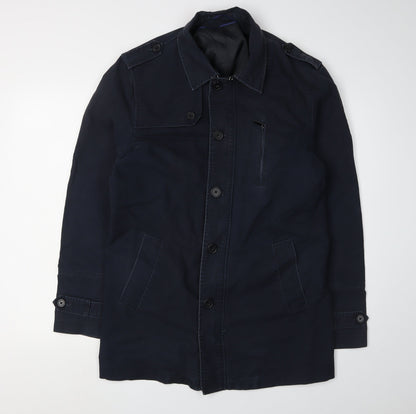 Jules Unisex Blue Military Jacket - L