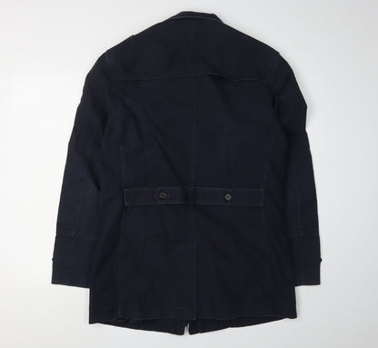 Jules Unisex Blue Military Jacket - L