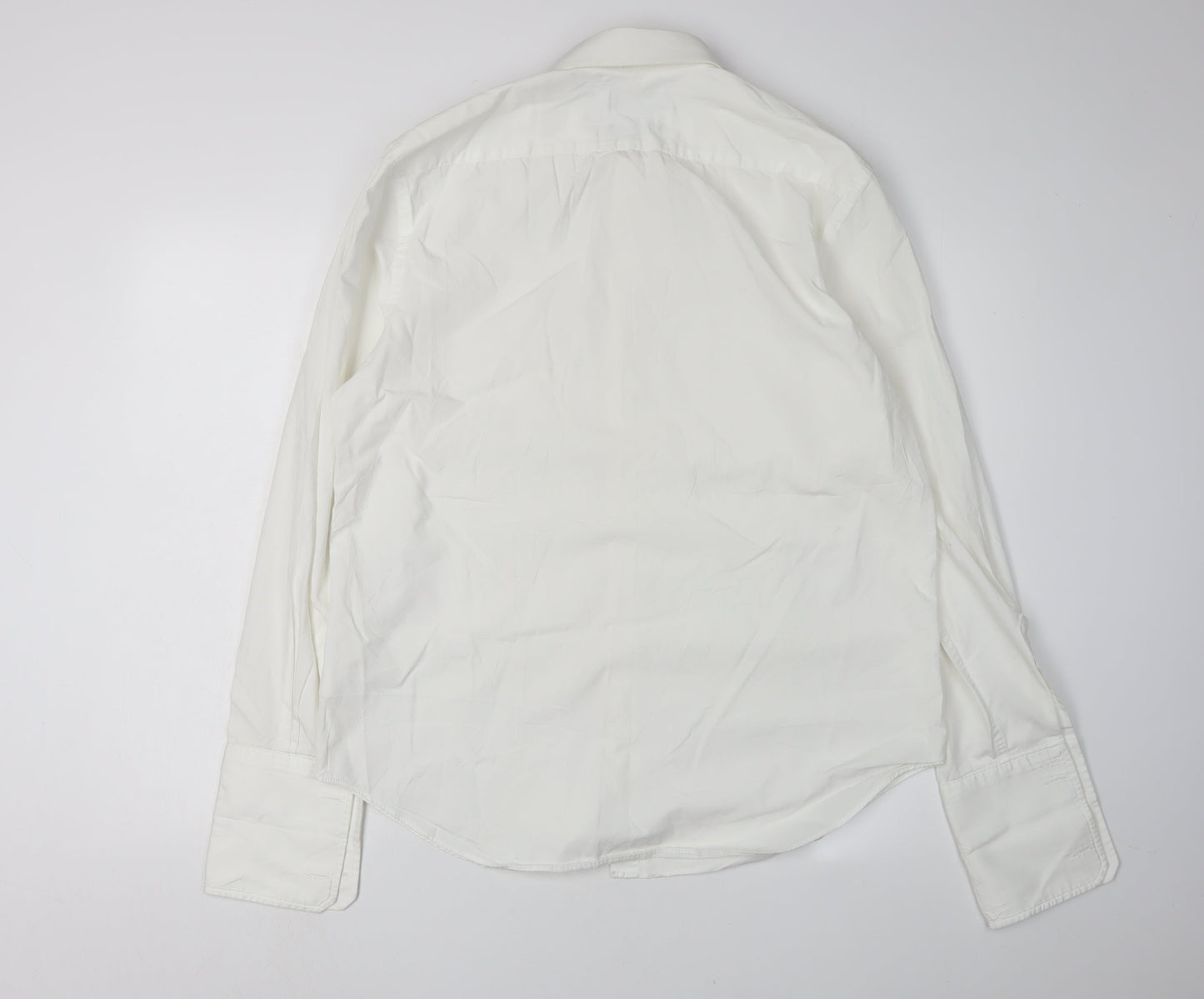 Mens UK Collar Size 42 Debenhams Smart White  Dress Shirt
