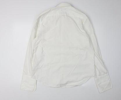 Mens UK Collar Size 42 Debenhams Smart White  Dress Shirt