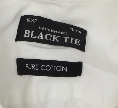 Mens UK Collar Size 42 Debenhams Smart White  Dress Shirt