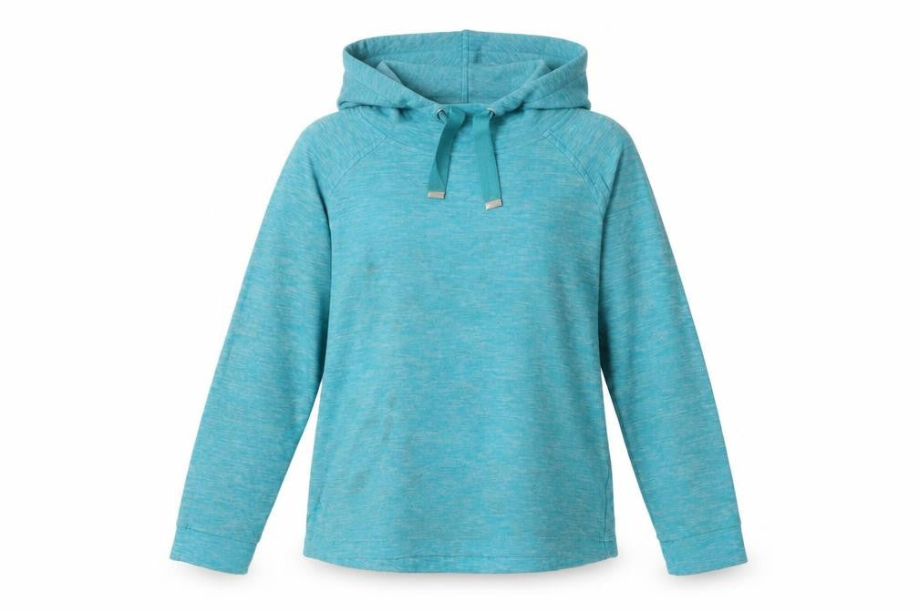 Womens UK Size 10 Regatta Blue Pullover Hoodie