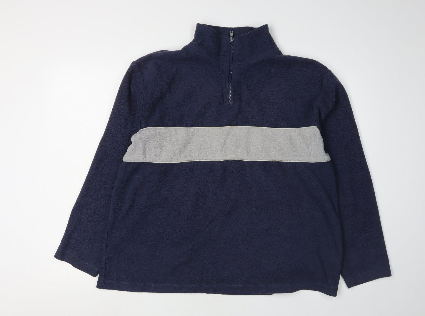 Freeport Men's Blue 1/4 Zip Sweatshirt L