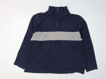 Freeport Men's Blue 1/4 Zip Sweatshirt L