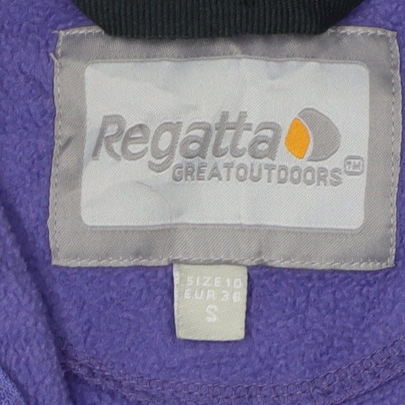 Womens UK Size S Regatta Purple Fleece