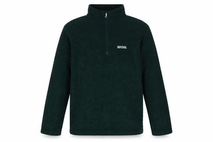 Mens UK Size L Regatta Green 1/4 Zip Sweatshirt