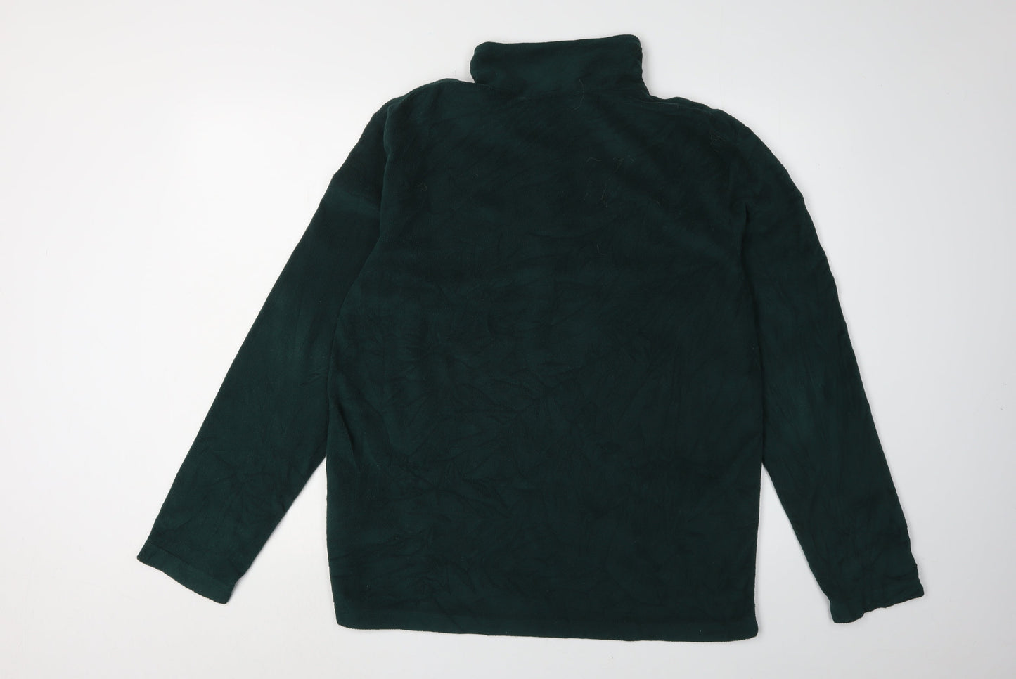 Mens UK Size L Regatta Green 1/4 Zip Sweatshirt