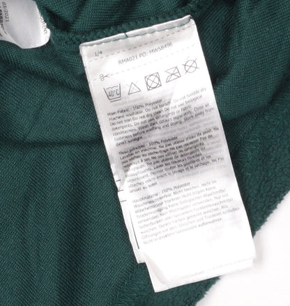 Mens UK Size L Regatta Green 1/4 Zip Sweatshirt