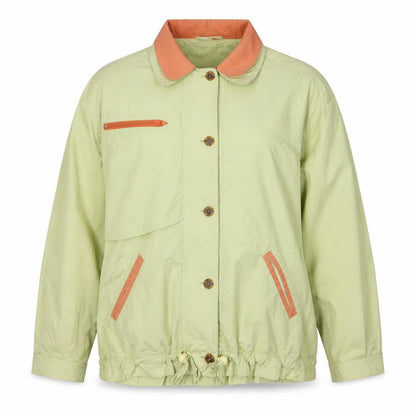 Womens UK Size 10 Telemac Green Basic Jacket