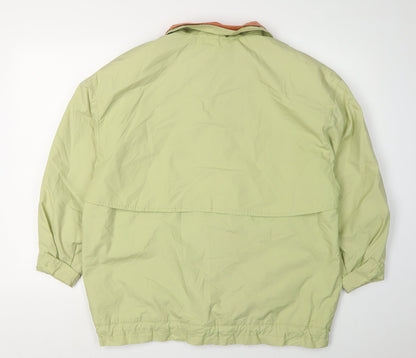 Womens UK Size 10 Telemac Green Basic Jacket