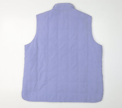 Womens UK Size L EWM Purple Waistcoat