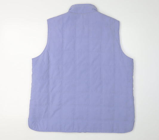 Womens UK Size L EWM Purple Waistcoat