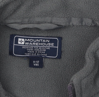 Mountain Warehouse Boys Grey Fleece Jacket 11-12 Years